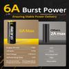 MACORUN Rechargeable AA Batteries with Charger,High Capacity Lithium Batteries AA Rechargeable Batteries,1.5V Lithium AA Batteries view 4