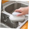 ROMISBABA 3pcs Kitchen Dish Brush with Ergonomic Handles Non-Scratch Scrubbing Brushes for Pots Pans Sink Cleaning Compact for Easy Storage Multipurpose Kitchen Cleaning Tools in Green and view 3
