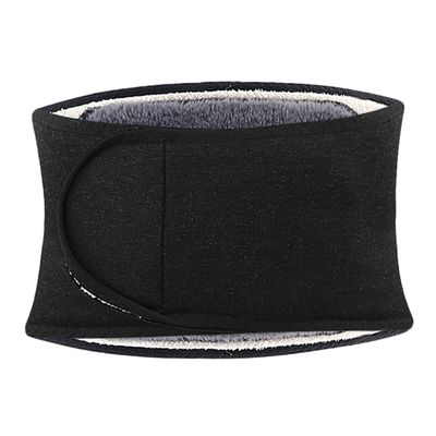 OATIPHO Wear-resistant Adjustable Lumbar Sleeve with Double Fleece Warmth Thermal Waist Support Belt for Back Relief Breathable Cozy Sports Waist Sleeve for Men and Women in Winter