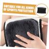 OATIPHO Wear-resistant Adjustable Lumbar Sleeve with Double Fleece Warmth Thermal Waist Support Belt for Back Relief Breathable Cozy Sports Waist Sleeve for Men and Women in Winter view 4