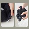 Elmtap Toilet Seat Cushions with Lifting Handle for Winter Warmer Toilet Seat Pads Soft Velvet Seat Cover for Bathroom Home(black) view 4
