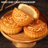 10PCS Moon Cake Pastry Gift Box,Fruit Flavor Breakfast Cake,Chinese Creative Fruit Dessert,Unique Flavors,Holiday Celebrate,Family Gifts,Gift-Giving,4 Flavors Mix100g*10pcs view 3
