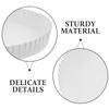 Toyvian 100pcs Disposable Paper Cup Covers Whiteboard Drink Lids for Hotels Restaurants Tea Houses Beauty Salons Wedding Parties Sanitary Dust Protection view 3