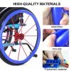 24 Inch Rear Wheel Sports Wheelchair Cover, Non Slip Wear Resistant Wheelchair Push Rim Covers, Rear Wheel Grips Accessories, Multicolor Selection (Red 24inch) view 3
