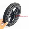 12 Inch Honeycomb Wheelchair Rear Wheels, Solid Rubber Wheelchair Casters, Replacement Parts for The Rear Wheels of Manual Wheelchair Transport Chairs (Black 12in/273mm) view 3