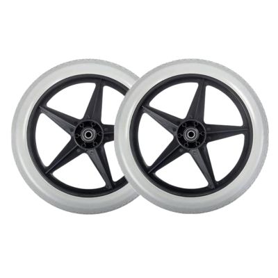 14" Wheelchair Rear Wheel,Model 14 X 1.75,Non-Inflatable Solid Manual Wheelchair Accessory