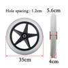 14" Wheelchair Rear Wheel,Model 14 X 1.75,Non-Inflatable Solid Manual Wheelchair Accessory view 2
