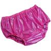 Adult High-Waisted PVC Diaper Covers Waterproof and Reusable Leak-Proof Underwear Soft and Quiet Incontinence Diaper Covers for Men and WomenPink,4XL view 1