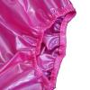 Adult High-Waisted PVC Diaper Covers Waterproof and Reusable Leak-Proof Underwear Soft and Quiet Incontinence Diaper Covers for Men and WomenPink,4XL view 4