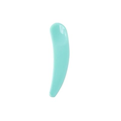 1000pcs Face Mask Applicator Plastic Facial Mask Mixing Spoons Disposable Curved Scoops Cream Spoon Mini Cosmetic Spatula Salon Beauty Tool Kits(Green)