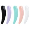 1000pcs Face Mask Applicator Plastic Facial Mask Mixing Spoons Disposable Curved Scoops Cream Spoon Mini Cosmetic Spatula Salon Beauty Tool Kits(Mixed-colors)
