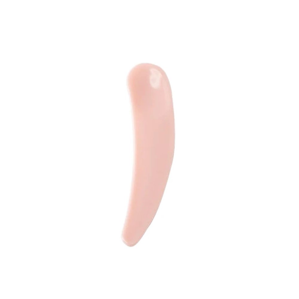 1000pcs Face Mask Applicator Plastic Facial Mask Mixing Spoons Disposable Curved Scoops Cream Spoon Mini Cosmetic Spatula Salon Beauty Tool Kits(Pink)