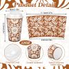Acellegic 50 Sets 12oz Cielito Lindo Cups Mexican Paper Cup Copas De Barro Disposable Fiesta Coffee Drink Mug with Lid Sleeve for Birthday Baby Shower Wedding Party Supply Cafe Shop Decoration view 3
