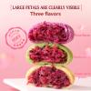 20PCS Moon Cake Pastry Gift Box,Flower Flavor Breakfast Cake,Chinese Creative Traditional Dessert,Unique Flavors,Holiday Celebrate,Family Gifts,Gift-Giving,3 Flavors Mix30g*20pcs (style-1) view 2