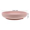 HOMOCONO Silicone Suction Plate for Elderly and Disabled Adults Food-Grade Raised Edge Adaptive Utensil Easy-Clean Non-Slip Dining Plate for Seniors with Portable Spill-Resistant Tableware view 2