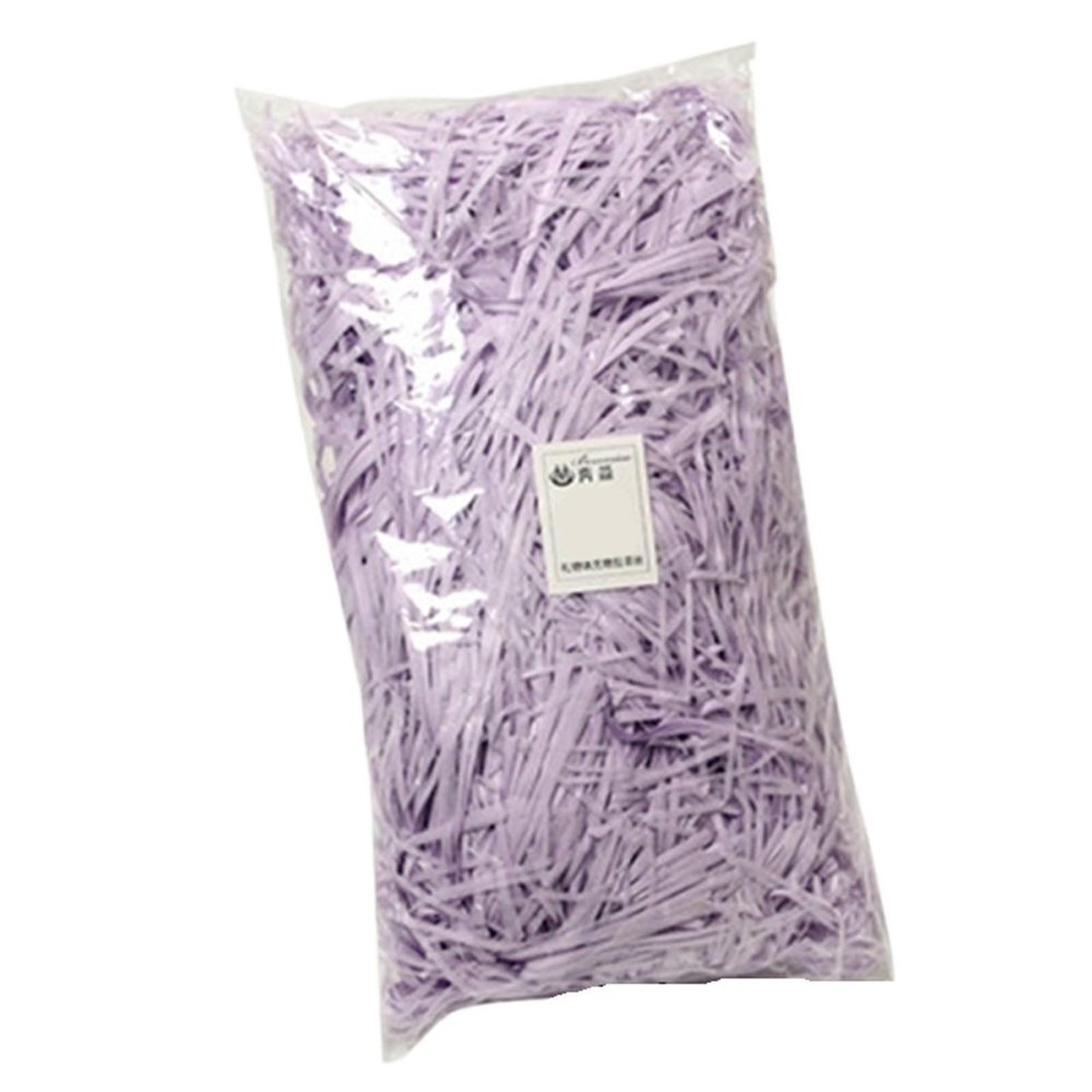 Dnyucen Gift Bag Filler 300g Colorful Shred Crinkle Paper Raffia Shredded Confetti Birthday Gift Box Filling Material DIY Packaging Decor(VIOLET/)
