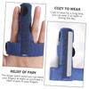 2Pcs Finger Splint Stabilizer Support Brace for Broken Fingers Relief Lightweight Breathable Protects Sprains Arthritis Injuries for Men and Women view 4