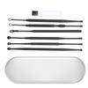 Abaodam Portable Stainless Steel Earwax Removal Tools Professional Ear Pick Kit with Spiral Scoop Comfortable Ergonomic Grip for Safe Ear Cleaning and Wax Removal at Home Travel view 1