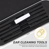 Abaodam Portable Stainless Steel Earwax Removal Tools Professional Ear Pick Kit with Spiral Scoop Comfortable Ergonomic Grip for Safe Ear Cleaning and Wax Removal at Home Travel view 2