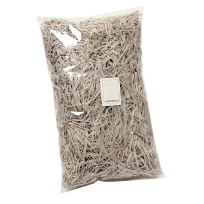 Dnyucen Gift Bag Filler 300g Colorful Shred Crinkle Paper Raffia Shredded Tissue Paper Gift Box Filling Material DIY Packaging Decor(Gray)