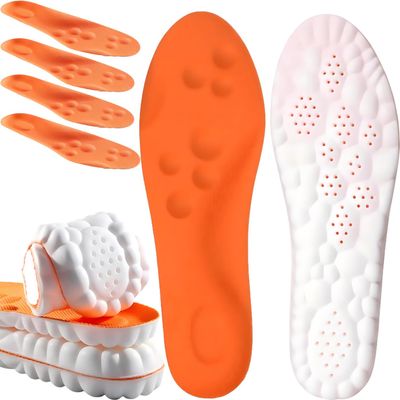 2Pairs 2026 New Upgraded 4D Cloud Insoles Men & Women, Memory Foam Cloud Insoles Anti-Fatigue, Automatically Adapt to Foot and Shoe Shape, Fit Arch Support for Foot Pain Relief and Fatigue Reduction