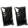 Dnyucen Gift Bag Filler 300g Lafite Grass Decorative Paper Raffia Gift Box Filling Material Pink Black Household Party DIY Decoration Supplies(Black) view 1