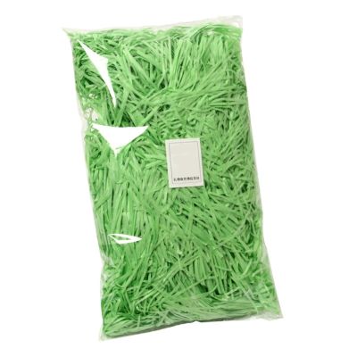 Dnyucen Gift Bag Filler 300g Colorful Shred Crinkle Paper Raffia Shredded Tissue Paper Gift Box Filling Material DIY Packaging Decor(Green)