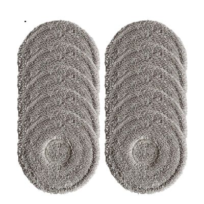 10/4PCS Microfiber Mop Cloth Kit, Compatible With Mova For P50 Pro For Ultra/P10 For Ultra/P10 Pro For Ultra Vacuum Cleaner Parts Accessory(10 Pack)