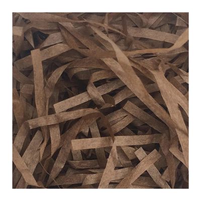 Dnyucen Gift Bag Filler 300g Colorful Shredded Crinkle Paper Raffia for Gift Box Packaging Stuffing DIY Handmade Jewelry Package Decoration(Coffee)