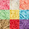 Dnyucen Gift Bag Filler 200g Shredded Paper Wavy Fold Paper Lafite Wedding Gift Box Decor Raffia Grass Gift Box Filler Fruit Packaging(Purple) view 3