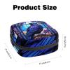 Sanitary Napkin Storage Bag, Crow Portable Period Pouch with Zipper, Reusable Sanitary Pads Bag, Tampons Holder for Purse for School view 2