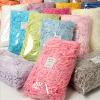 Dnyucen Gift Bag Filler 300g Colorful Shredded Crinkle Lafite Paper Raffia Filler DIY Wedding Party Gift Box Candy Material Packaging Filler(Black-100g) view 2