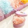 Dnyucen Gift Bag Filler 300g Colorful Shredded Crinkle Lafite Paper Raffia Filler DIY Wedding Party Gift Box Candy Material Packaging Filler(Black-100g) view 3
