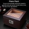 PPOIUYK Cigar Humidor, Luxury Cigar humidor, Handmade Cigar humidor kit, with Front Digital Hygrometer, Accessory Drawer, Hold up 80 Cigars, Gift for Cigar Lover,B view 3