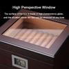 PPOIUYK Cigar Humidor, Luxury Cigar humidor, Handmade Cigar humidor kit, with Front Digital Hygrometer, Accessory Drawer, Hold up 80 Cigars, Gift for Cigar Lover,B view 4
