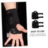 VILLCASE 2Pcs Adjustable Wrist Joints Protector with Sturdy Steel Board Support for Men and Women Flexible Hand Brace for Outdoor Sports Exercise and Injury Relief view 4