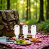 4 Pcs Portable Hot Sauce Keychain Bottles - Mini Ketchup Containers for On-The-Go - Mini Hot Sauce Bottles, Refillable Travel Size, 2oz/50ml,Sauces, Gravies and Marinades,Keychain Container view 3