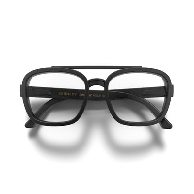 LONDON MOLE Kennedy reading glasses | Cool square shaped pilot style readers | Mens Womens Unisex | Spring hinges