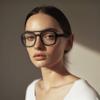 LONDON MOLE Kennedy reading glasses | Cool square shaped pilot style readers | Mens Womens Unisex | Spring hinges view 4