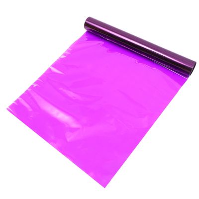 SHOWERORO Wide Purple Cellophane Wrap Film Opp Material for Flower Bouquet Wrapping Wedding Packaging and Craft Use Flexible Packing Roll
