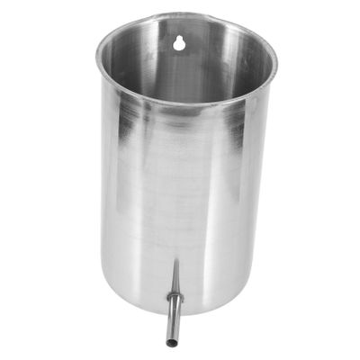 1000ml Stainless Steel Hanging Bucket for Cleanse, Silver