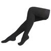 FONDOTIN Elastic Knee High Compression Socks for Women Thigh High Stretchable Stockings with Open Toe Graduated Pressure for Muscle Support and Venous Relief Comfortable Black Xl view 1
