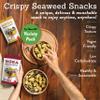 NORA Tempura Spicy Seaweed Snack Variety Pack, Sweet Chili & Sriracha Flavors, 40 g Pouches (Pack of 6) Crispy, Savory, Spicy Seaweed Snack view 2