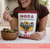 NORA Tempura Seaweed Snack, Sriracha Flavor, 40g Pouch (Pack of 6) Crispy, Spicy Seaweed Snack, Gluten-Free, Light & Crunchy Asian Snack view 3