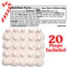 Candy Cane Peeps Marshmallow Chicks, Festive Holiday Peppermint Treats, Christmas Dessert Toppers or Stocking Stuffers, 5 Count Sleeves (Pack of 4) view 2
