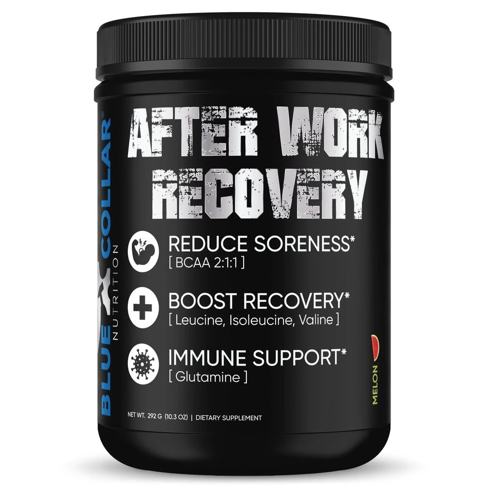 BLUE COLLAR NUTRITION After Work Recovery Powder, 50 Servings Revitalize, Recover, and Conquer (Melon)