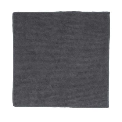 kinganrun 12-Pack 40x40cm Microfiber Cloths, Absorbent Lint-Free for Kitchen Car Glasses(Grey)