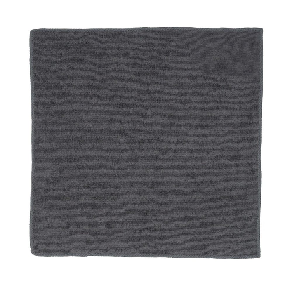 kinganrun 12-Pack 40x40cm Microfiber Cloths, Absorbent Lint-Free for Kitchen Car Glasses(Grey)