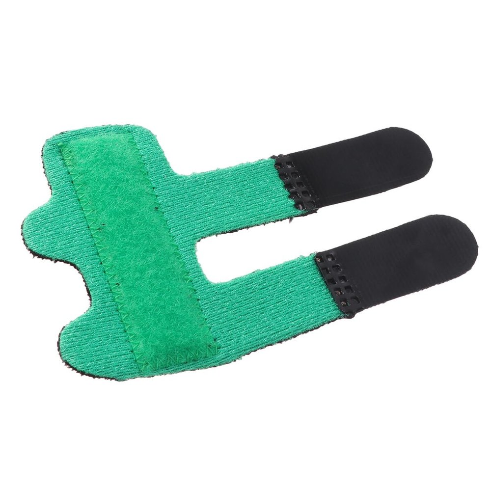 GLSTOY Aluminium Finger Splint Brace for Relief and Protection Breathable Green Finger Injury Corrector Support for Broken Sprained