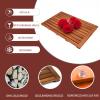 Waterproof and Durable Teak Bathroom mat, Holds up to 500 pounds. Suitable for bathrooms, bathtubs, spas, Pools, and Outdoors.(41" x 36" (Rectangular)) view 3